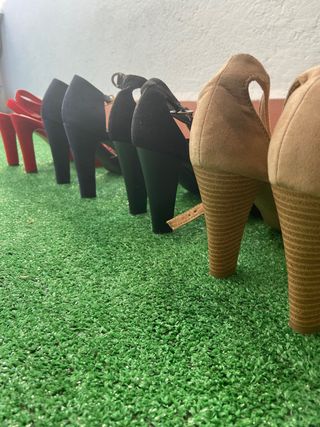 Lote de 3 pares de Zapatos de tacón