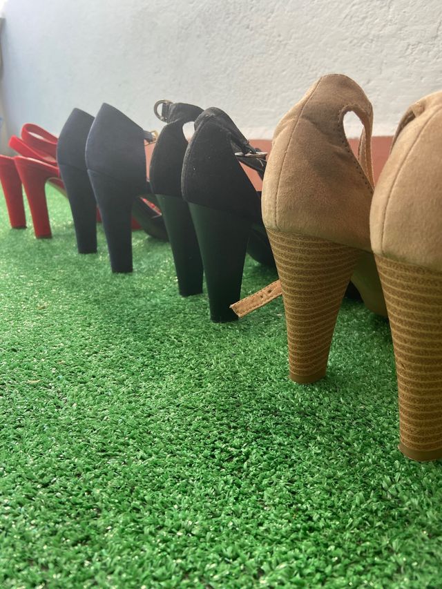 Lote de 3 pares de Zapatos de tacón