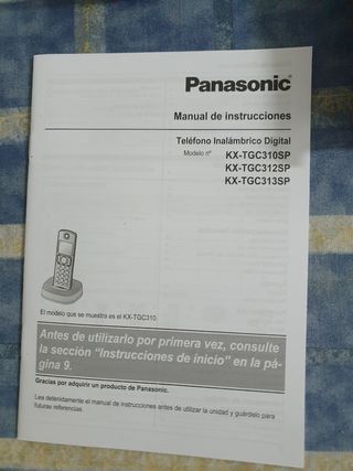 TELÉFONOS DUO PANASONIC EN SU CAJA ORIGINAL!!