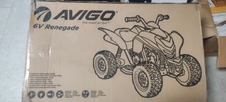 Quad eléctrico de juguete Renegade Avigo. Es de 6V