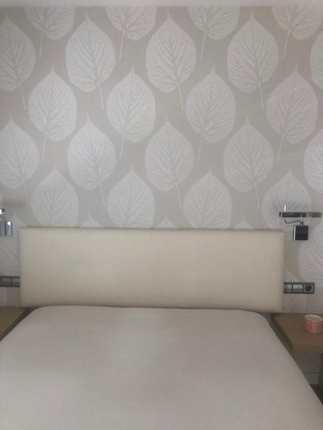 cabecero blanco polipiel