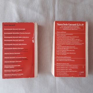 Enciclopedia medica Garzanti- 2 volumi