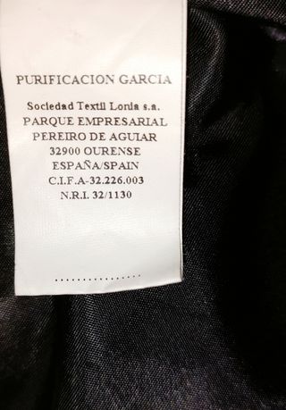 Abrigo de Purificación García