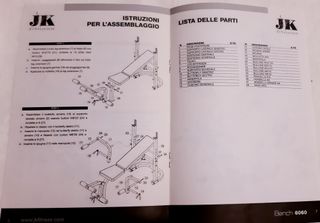 Body building panca FITNESS JK6060