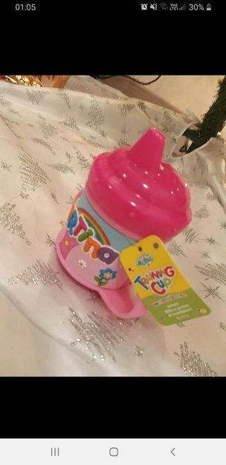 Bicchiere bimba con nome Martina