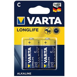 VARTA BATTERIE FORMATO C - MEZZA TORCIA 1.5V