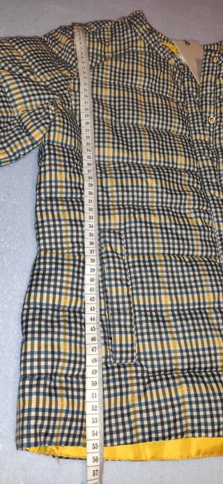 Cazadora estampado cuadros M