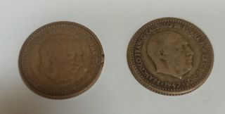 Pesetas, monedas de Franco .
