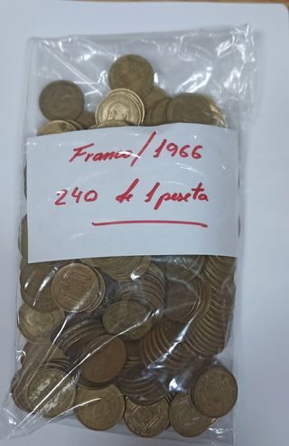 Pesetas, monedas de Franco .