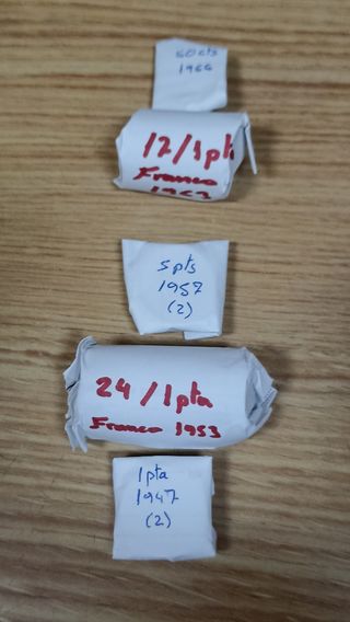 Pesetas, monedas de Franco .