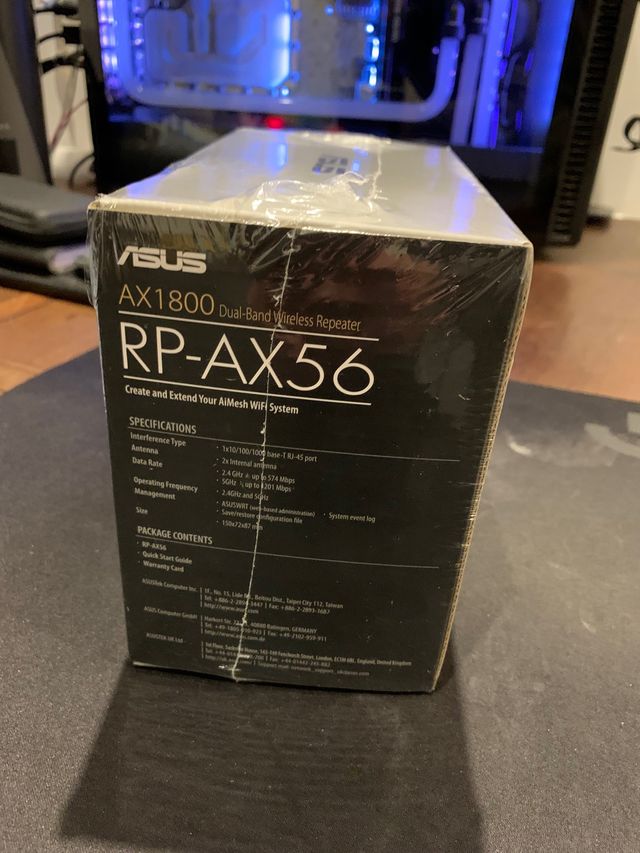 Router y ampliador wifi6:ASUS GT-AX11000 & RP-AX56