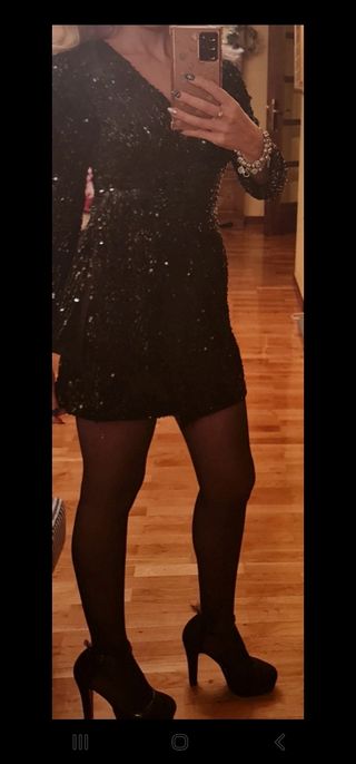 Vestido zara lentejuelas