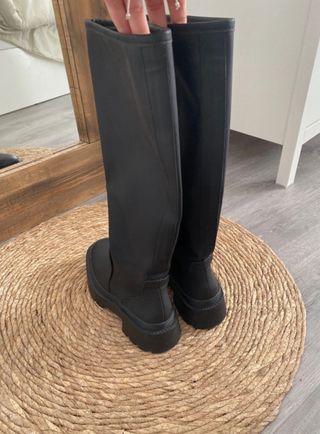 botas zara engomadas