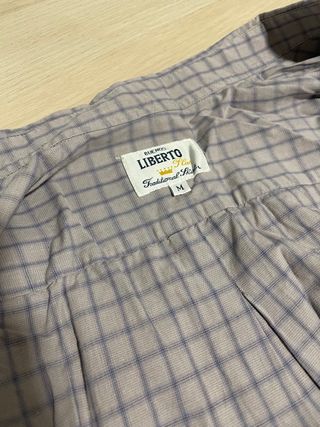 Camisa hombre Liberto cuadros