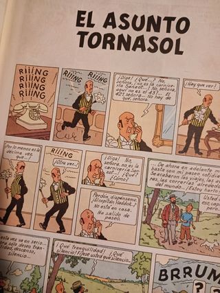 TINTIN EL ASUNTO TORNASOL 3a ed.1968 en castellano