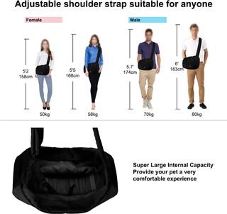 Bolso bandolera para mascota