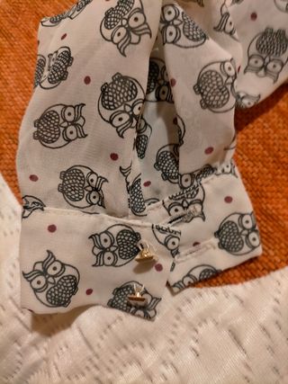 Camisa de búhos de Blanco