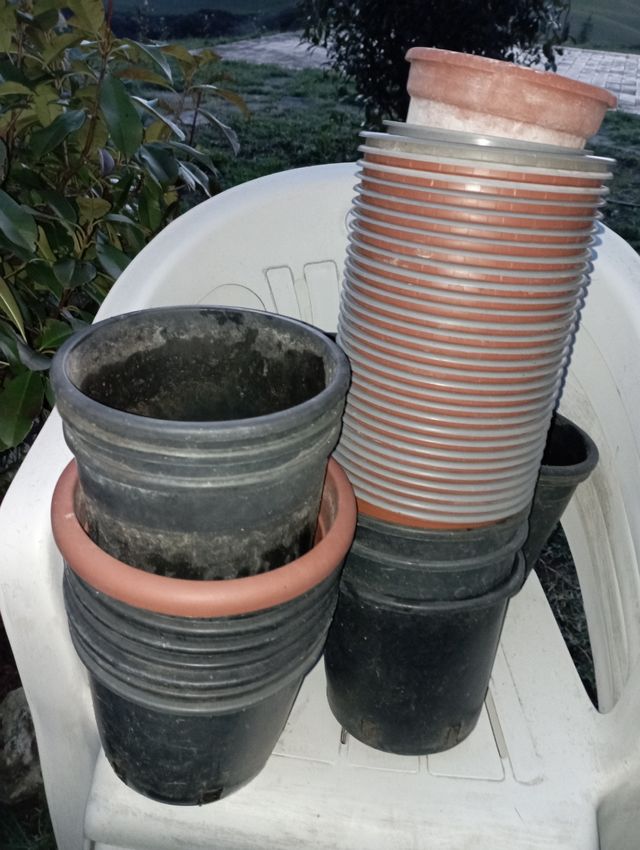 Vasi in plastica varie misure a partire da 0,50