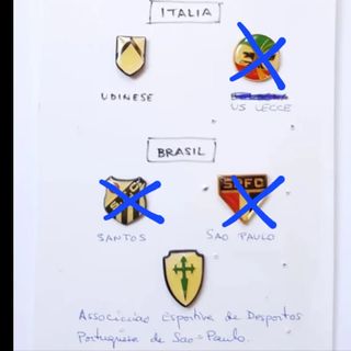 Pins Fútbol Italia - Brasil