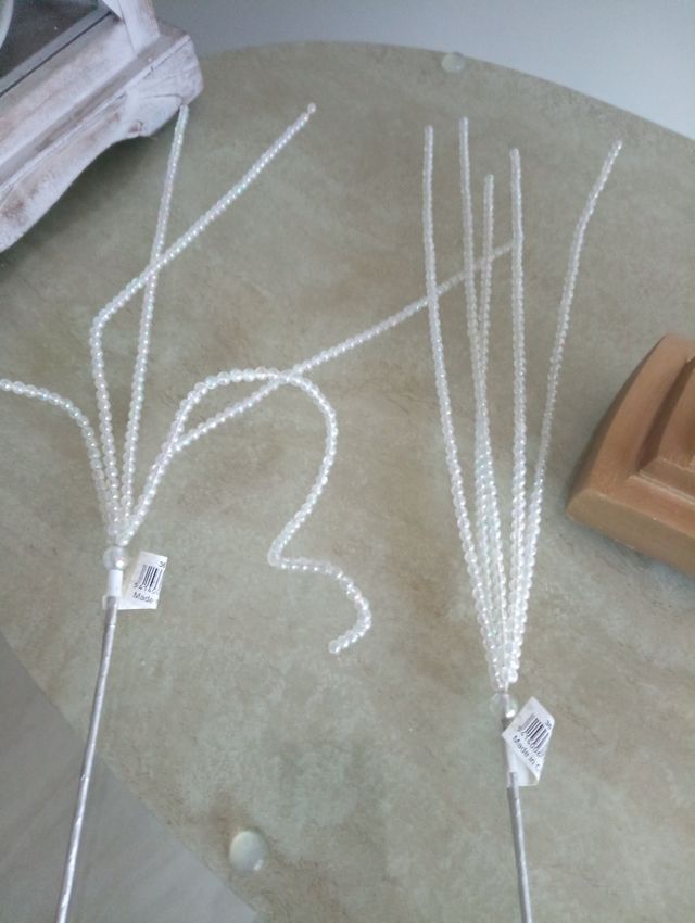 20u. Ramas perlas 60 cms decoración