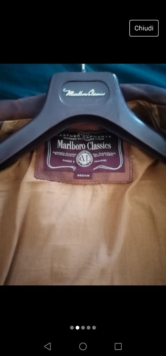 Giacca uomo in vera pelle