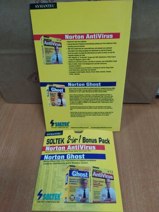 Pacchetto Norton: Antivirus e Ghost. Symantec