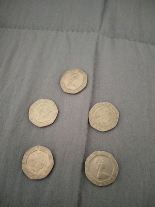 Gran Bretaña 5 monedas