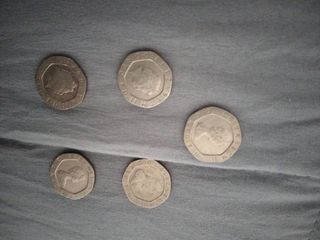 Gran Bretaña 5 monedas
