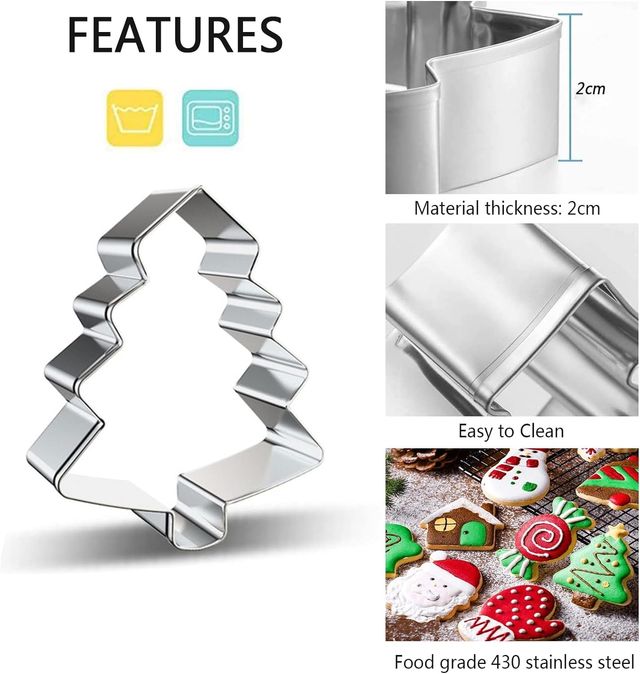 Moldes para galletas de Navidad. NUEVO sin usar.