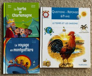9 libros infantiles ilustrados EN FRANCÉS