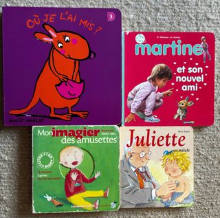 9 libros infantiles ilustrados EN FRANCÉS