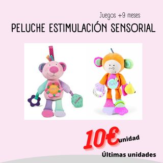 Peluche de estimulación sensorial para bebé.