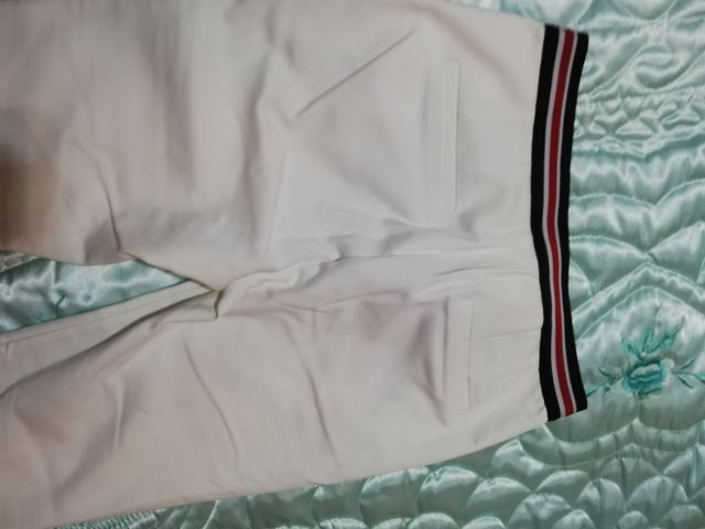 Pantalone Donna Zara colore bianco Tg S 