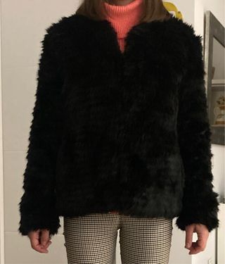 Abrigo pelo sintético