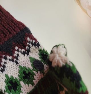 Guanti senza dita con tasca scout Natale