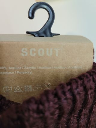 Guanti senza dita con tasca scout Natale