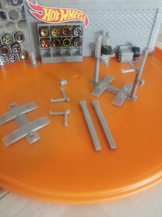 Pack 2 elevadores hotwheels 1/64