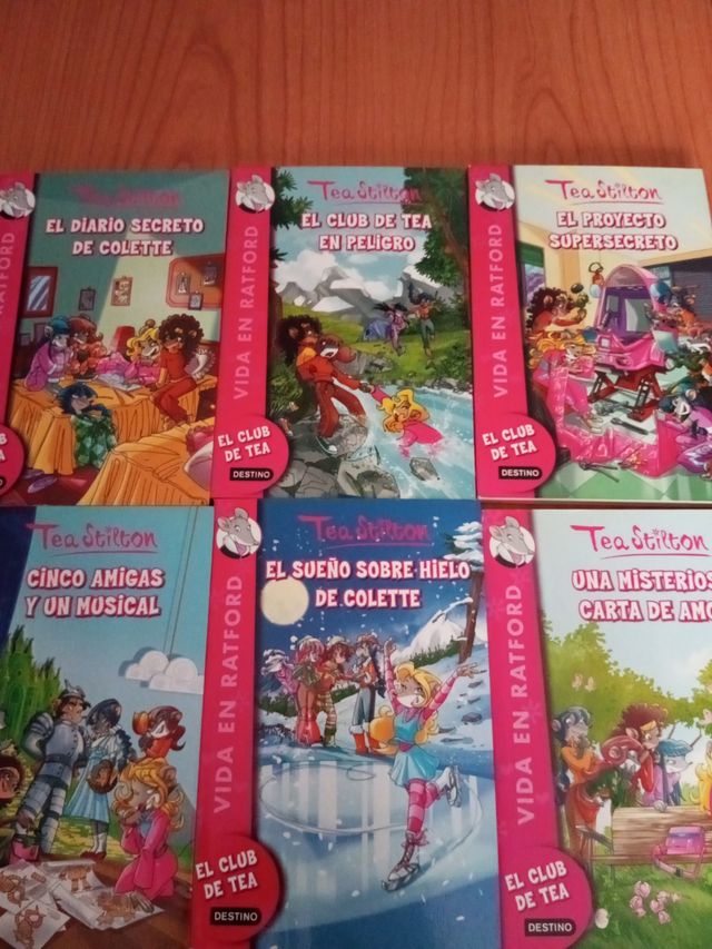 6 libros Tea Stilton  tapa blanda