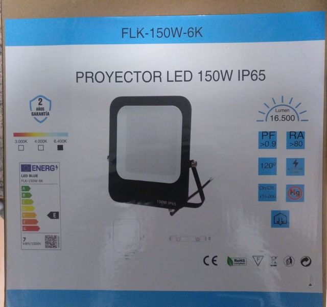 PROYECTORES LED- 150W- 16500 LUMENES
