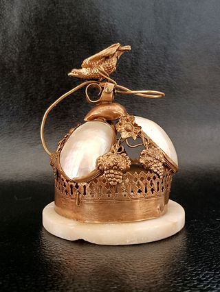 Campana de mesa victoriana de colección