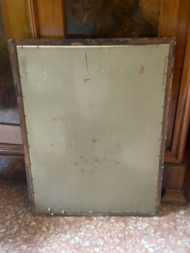 meraviglioso acquarello scuola spagnola 1962