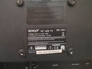 TV 16 pulgadas Sogo
