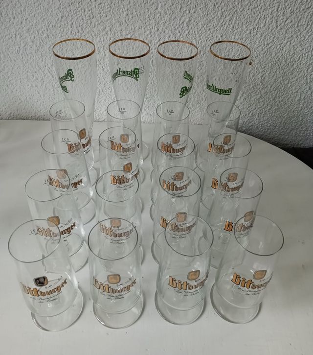 ✨Lote 20 copas de cerveza✨