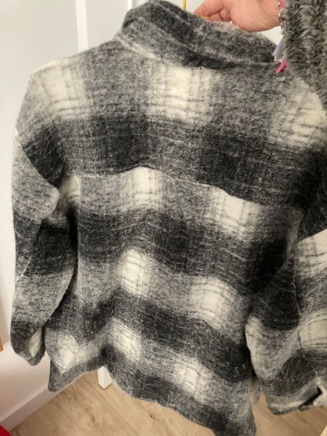 camisa gorda de cuadros