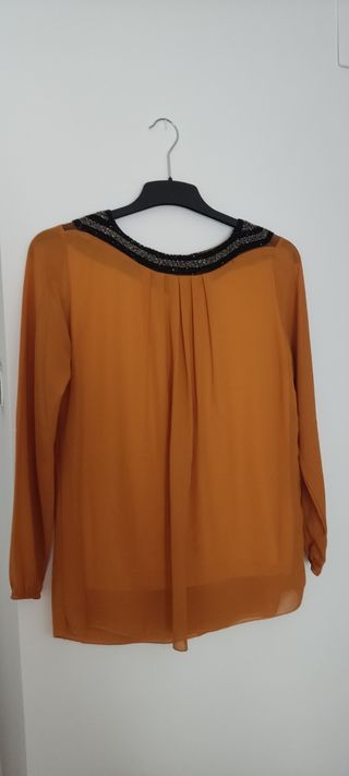 Blusa pedrería L