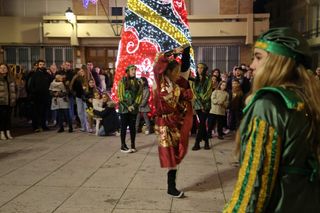 Espectáculo de fuego y pirotecnia