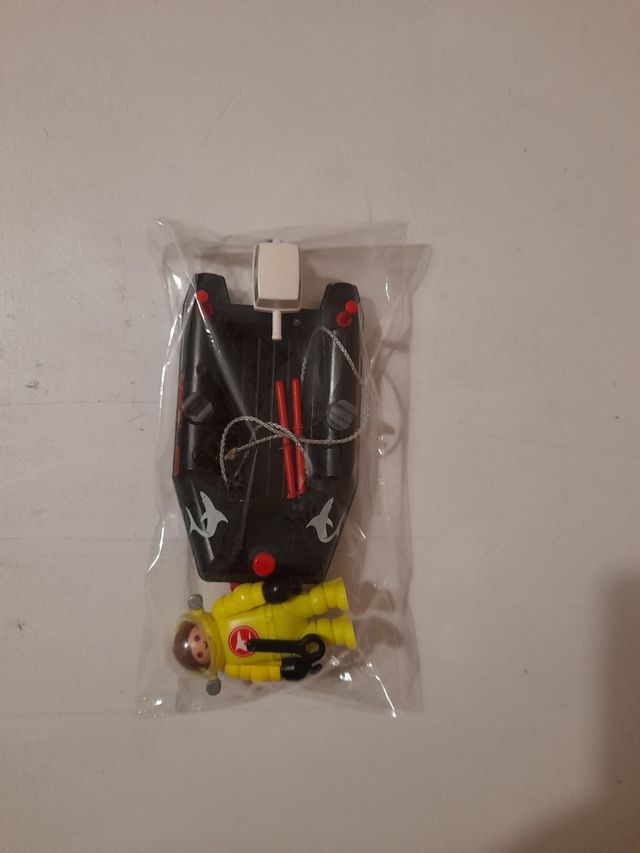 Buzo y lancha motora Playmobil