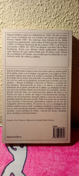 Libro El Camino ,Miguel Delibes