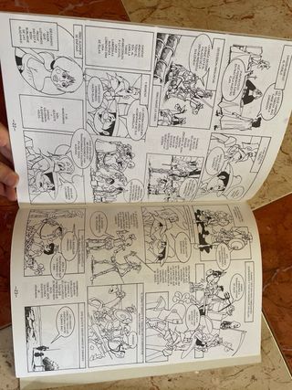 libro y comic don quijote de la mancha