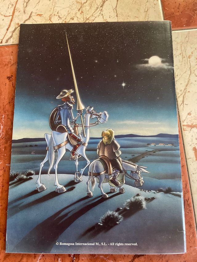 libro y comic don quijote de la mancha